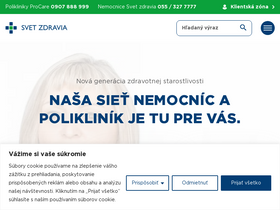 'procare.sk' screenshot