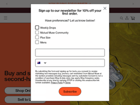 Mutual Muse website screenshot