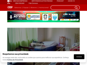'cbnmaringa.com.br' screenshot