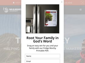 'manhoodjourney.org' screenshot