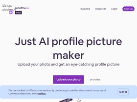 'picofme.io' screenshot