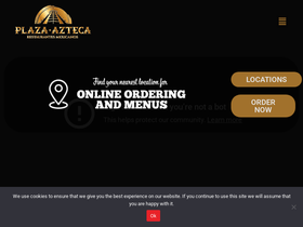 'plazaazteca.com' screenshot