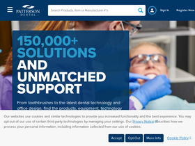 'pattersondental.com' screenshot