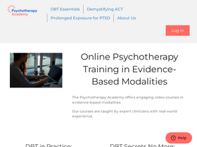 'psychotherapyacademy.org' screenshot