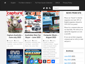 'magdownload.org' screenshot