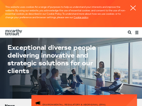 'mccarthy.ca' screenshot