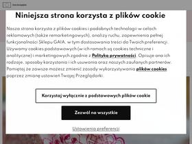 'gaia.com.pl' screenshot