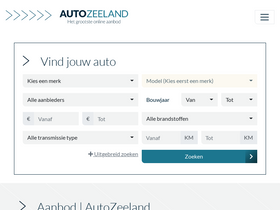 'autozeeland.nl' screenshot