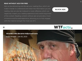 'wtfacts.net' screenshot