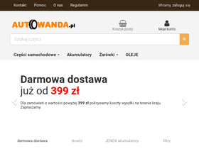 'autowanda.pl' screenshot