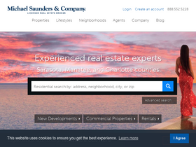 'michaelsaunders.com' screenshot