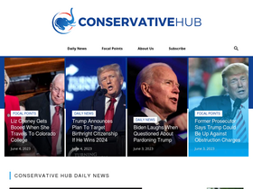 'conservativehub.com' screenshot
