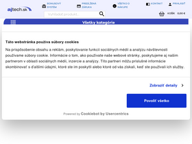 'ajtech.sk' screenshot
