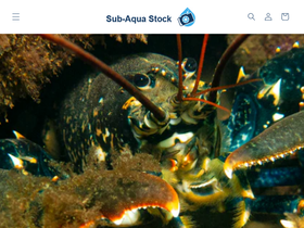 subaquastock.com homepage screenshot