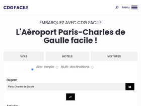 'cdgfacile.com' screenshot