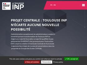 'inp-toulouse.fr' screenshot