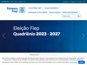 'sistemafiep.org.br' screenshot