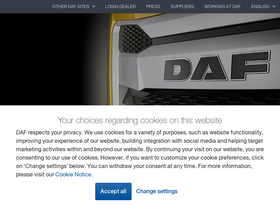 'daf.com' screenshot
