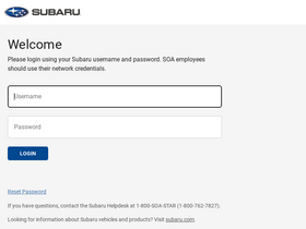 'subarunet.com' screenshot