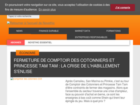 'novethic.fr' screenshot