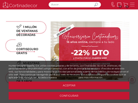 'cortinadecor.com' screenshot