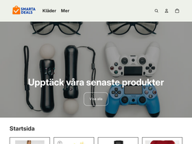 Smartadeals homepage screenshot