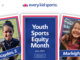 'everykidsports.org' screenshot