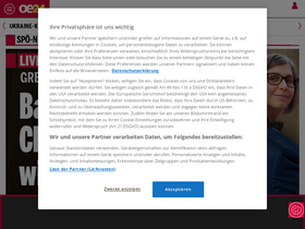 'oe24.at' screenshot