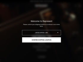 REPRESENT | ROW website screenshot