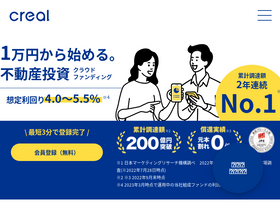 'creal.jp' screenshot