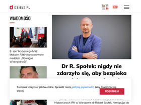 'dzieje.pl' screenshot