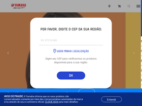 'yamaha-motor.com.br' screenshot