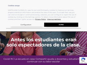 'santillanacompartir.com.mx' screenshot