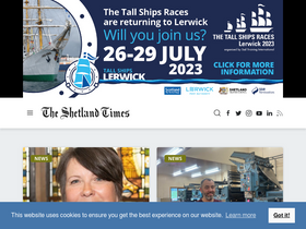 'shetlandtimes.co.uk' screenshot