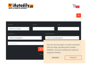 'iautodily.cz' screenshot