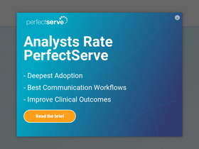 'perfectserve.com' screenshot