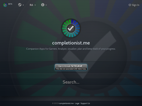 'completionist.me' screenshot