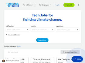 'techjobsforgood.com' screenshot