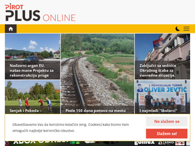 'plusonline.rs' screenshot