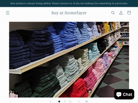 homefayre.co.uk homepage screenshot