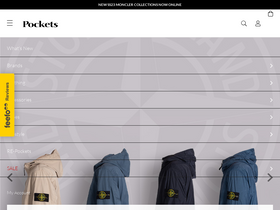 'pockets.co.uk' screenshot