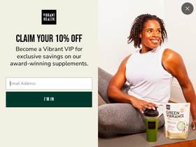 'shop.vibranthealth.com' screenshot