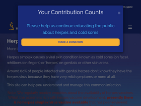 'herpes.org.nz' screenshot