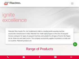 maksteelindia.com