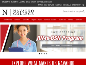 'navarrocollege.edu' screenshot
