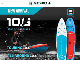 waterfall.com homepage screenshot