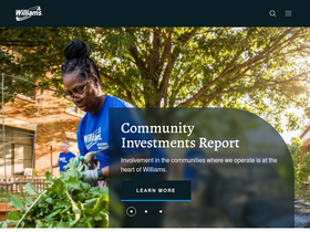 'williams.com' screenshot