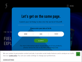 '5gum.com' screenshot