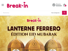 break-in.co homepage screenshot