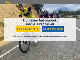'wielrenner.eu' screenshot